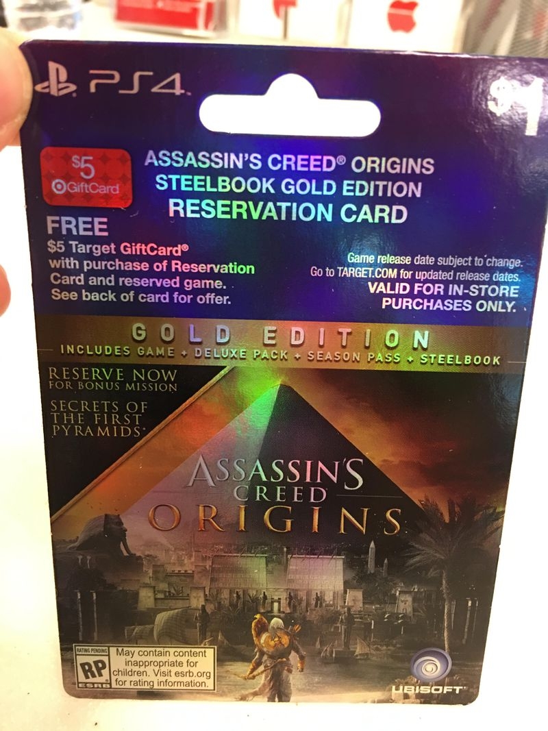 Карточка предзаказа новой Assassin’s Creed подтвердила слухи о Древнем Египте - изображение 1 Карточка предзаказа новой Assassin’s Creed подтвердила слухи о Древнем Египте - фото 1