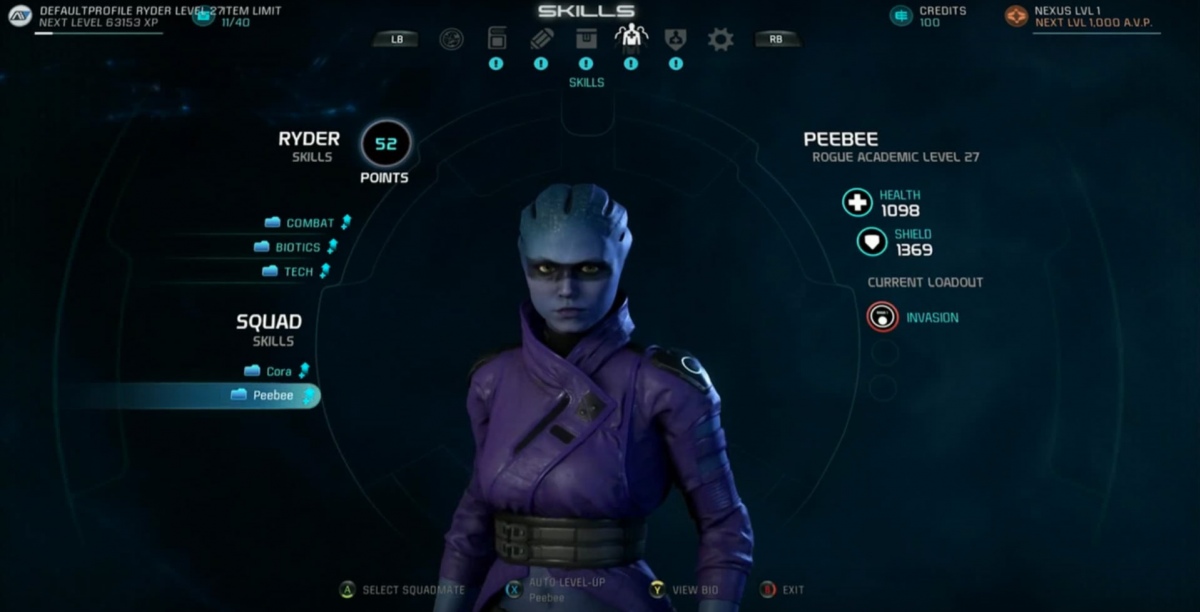 BioWare показала ролевую систему Mass Effect: Andromeda - изображение 2 BioWare показала ролевую систему Mass Effect: Andromeda - фото 2