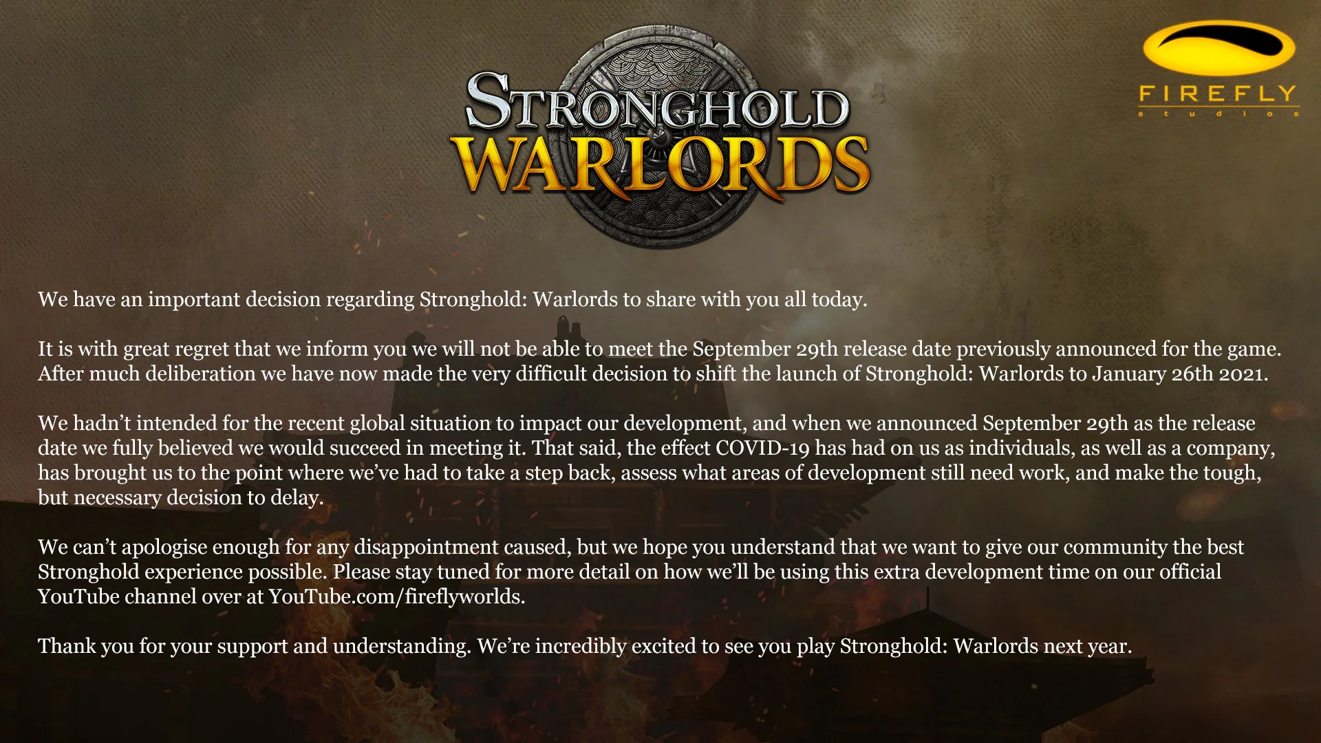 Stronghold Warlords перенесли на 2021 год - фото 1