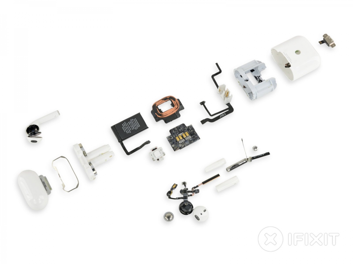 Ремонту не подлежат: в iFixit изучили внутренний мир наушников AirPods 2 - фото 4
