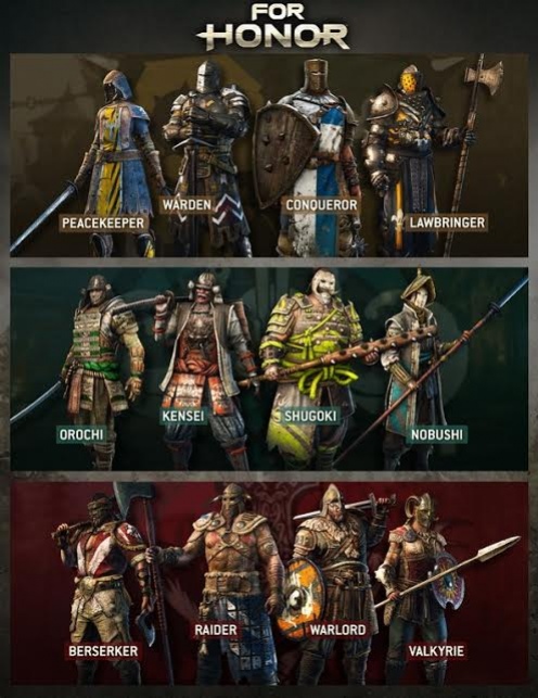 Ubisoft представила персонажей экшена For Honor - изображение 1 Ubisoft представила персонажей экшена For Honor - фото 1