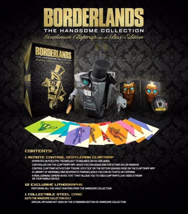 2K показала новое коллекционное издание Borderlands: The Handsome Collection - фото 1