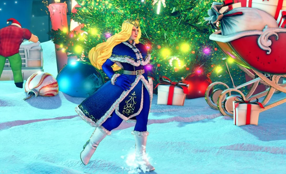 Персонажи Street Fighter 5 предадутся ностальгии и приготовятся к Рождеству - фото 1