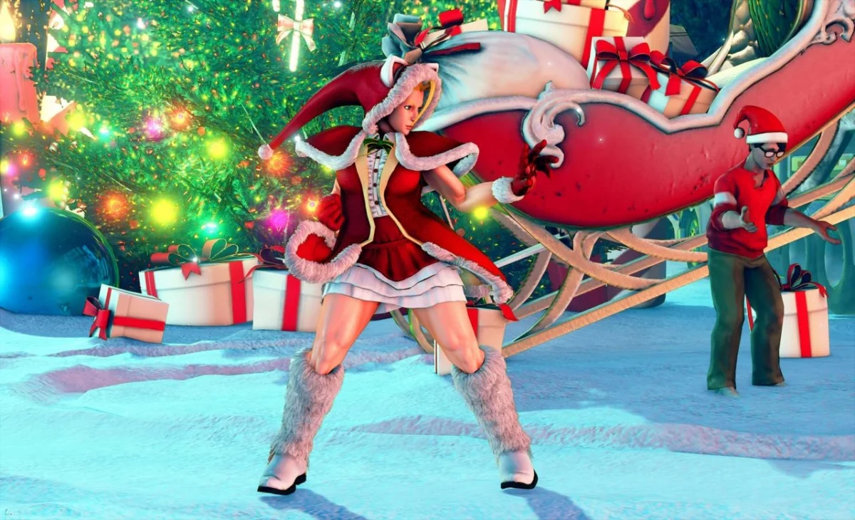 Персонажи Street Fighter 5 предадутся ностальгии и приготовятся к Рождеству - фото 2