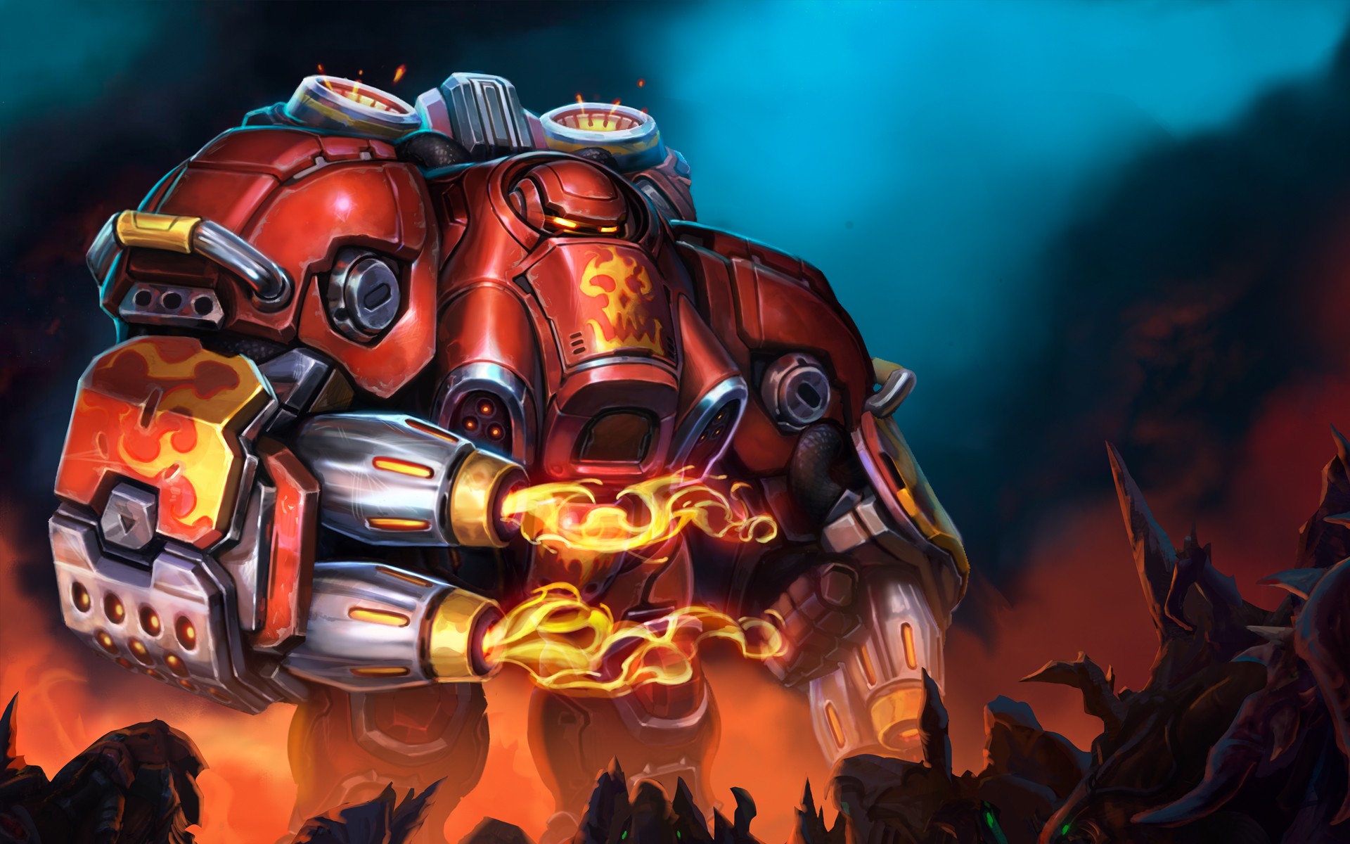 В Heroes of the Storm пришёл огнемётчик по прозвищу Блэйз - изображение обложка