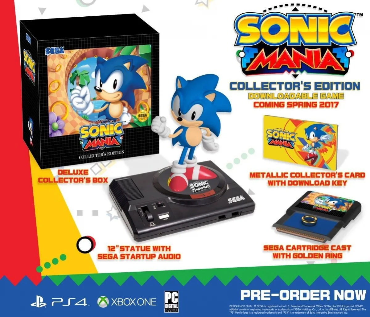 Коллекционка Sonic Mania выйдет в Европе - фото 1