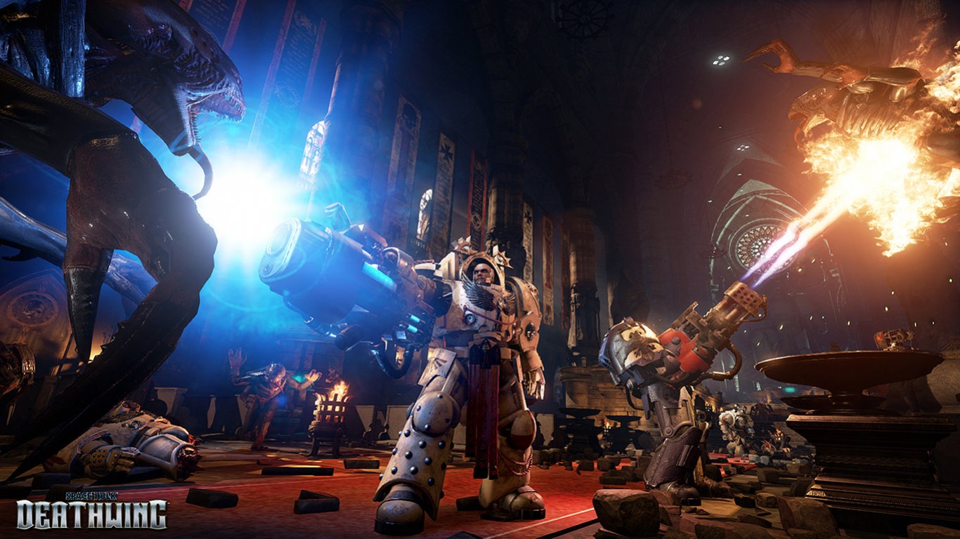 В новом трейлере Space Hulk: Deathwing герои бьются с толпой врагов - изображение обложка