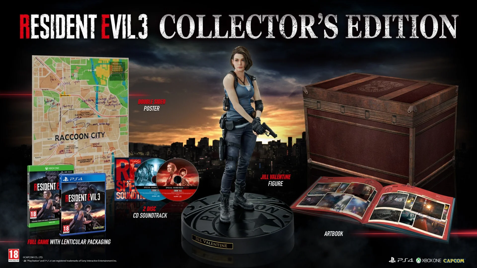 В коллекционку ремейка Resident Evil 3 для Европы не войдёт фигурка Немезиса - фото 1