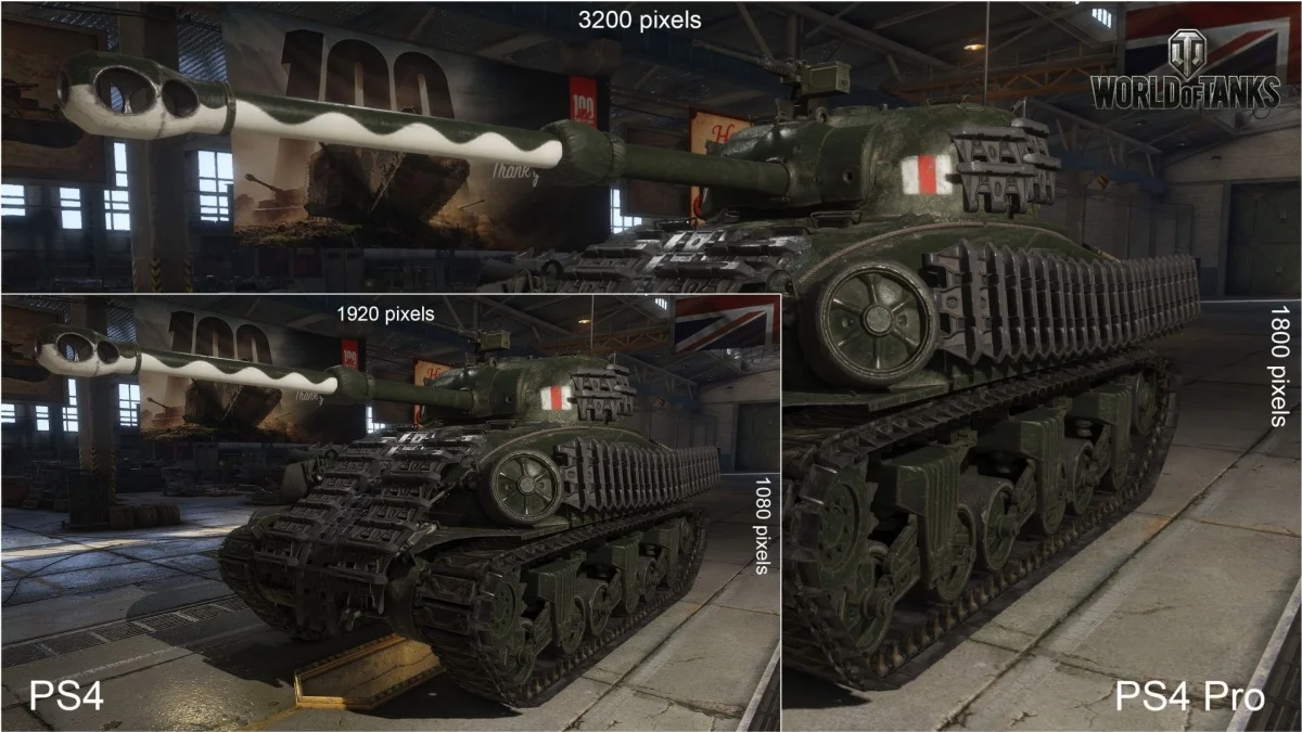 World of Tanks подготовилась к выходу PS4 Pro - фото 1