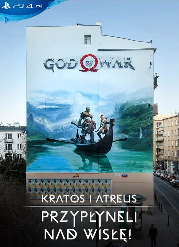 God of War: Кратос и Атрей приплыли в Варшаву - фото 1