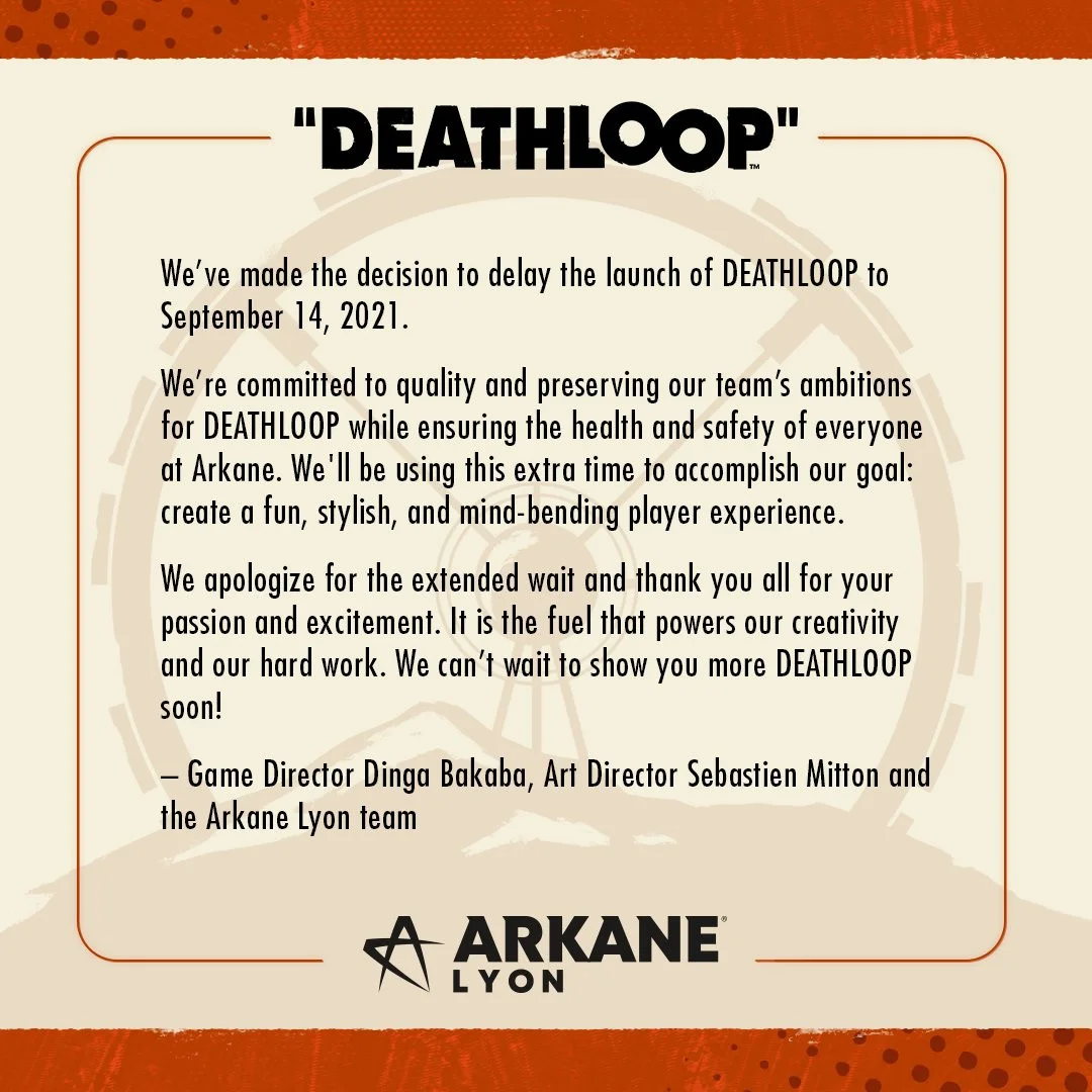 Arkane отложила Deathloop до сентября - фото 1