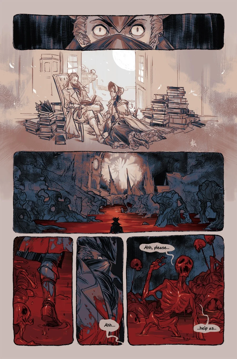 Художница из США нарисовала комиксы по мотивам Bloodborne - фото 2