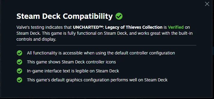 Обновлённые Uncharted 4 и Lost Legacy полностью совместимы со Steam Deck - фото 1