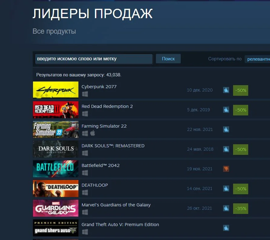 Распродажа в Steam вывела Cyberpunk 2077 в топ продаж - фото 1