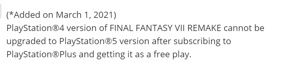 Ремейк Final Fantasy VII для PS4 раздадут в PS Plus, но без апгрейда до PS5 - фото 1