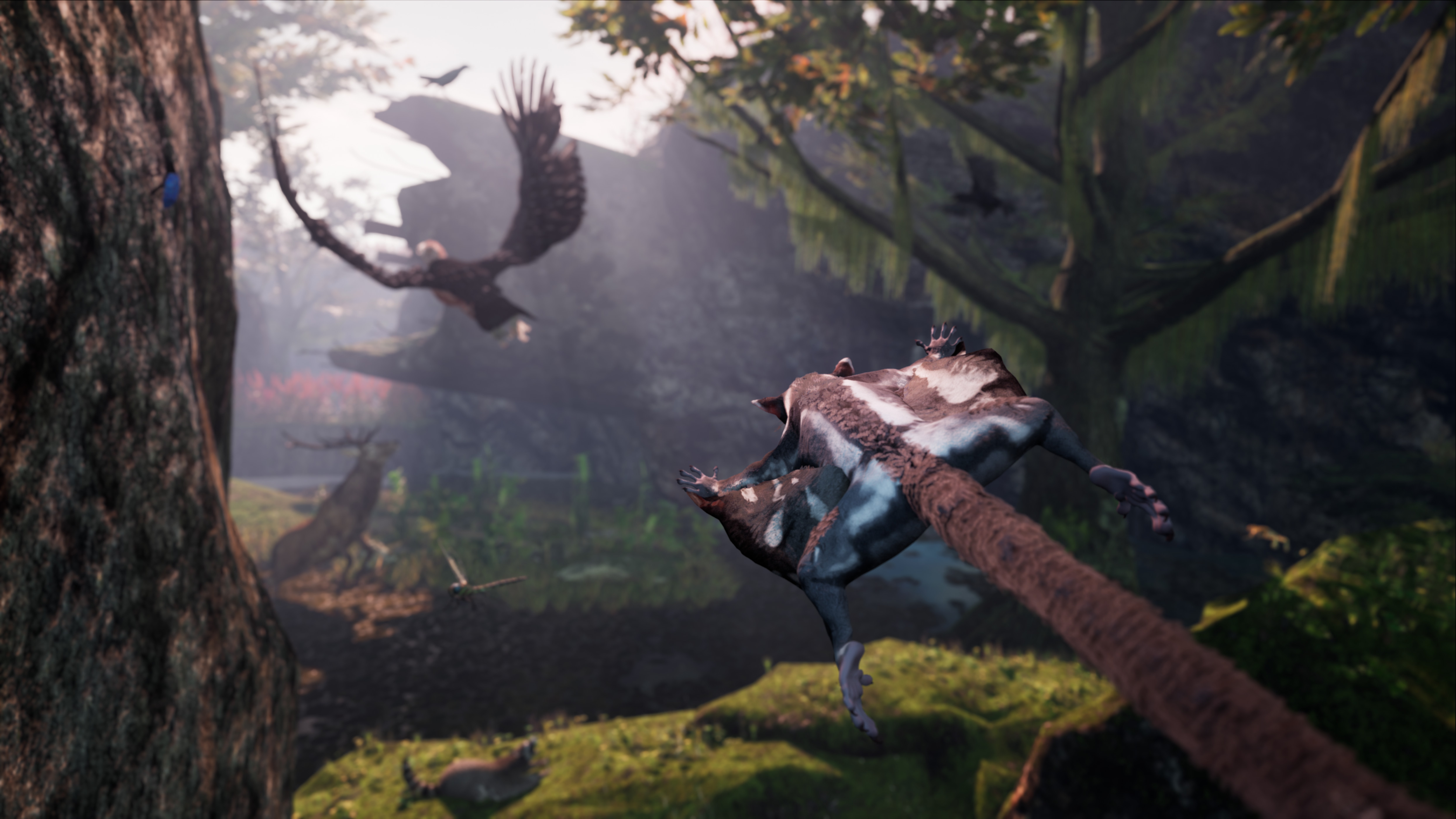 Приключения сахарной сумчатой летяги в геймплее AWAY: The Survival Series с gamescom - изображение обложка