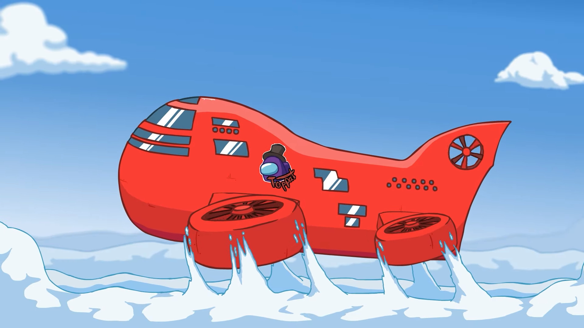 В Among Us появилась новая карта — The Airship из Henry Stickmin - изображение обложка