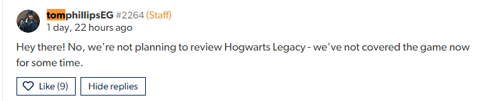 Вероятно, Digital Foundry не планирует анализировать Hogwarts Legacy - изображение 1 Вероятно, Digital Foundry не планирует анализировать Hogwarts Legacy - фото 1