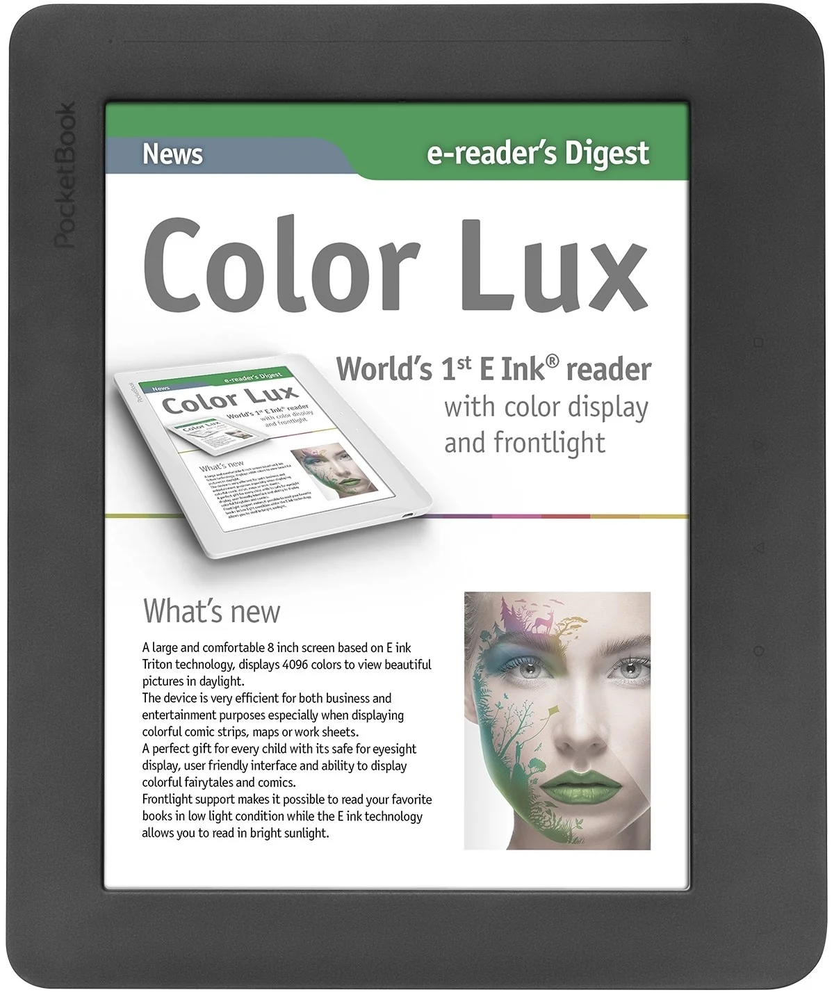 СМИ: PocketBook готовит новую электронную читалку с цветным дисплеем - фото 1