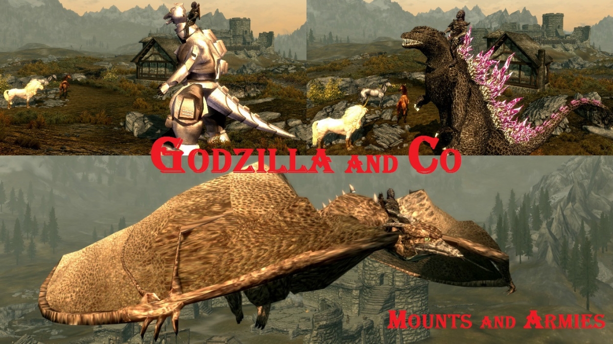 Новый мод добавляет в Skyrim Годзиллу и Родана - изображение 1 Новый мод добавляет в Skyrim Годзиллу и Родана - фото 1