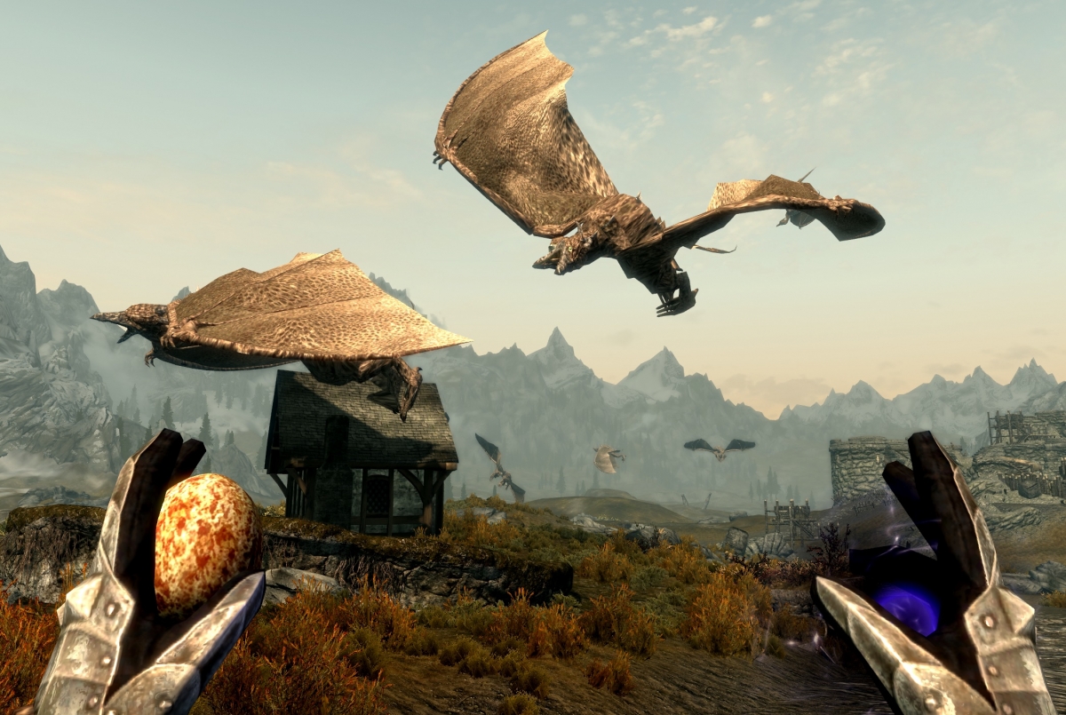 Новый мод добавляет в Skyrim Годзиллу и Родана - изображение 3 Новый мод добавляет в Skyrim Годзиллу и Родана - фото 3