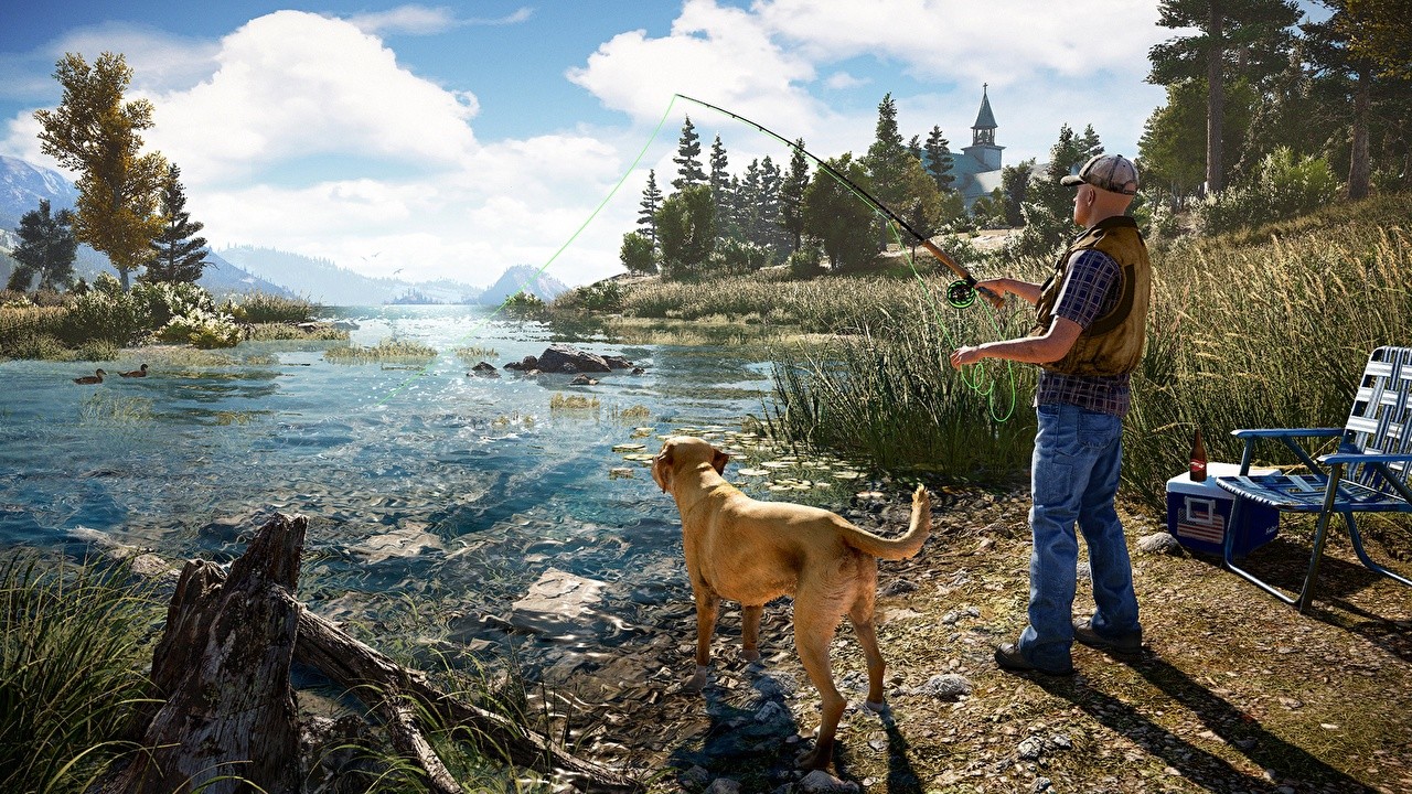 Эх, хвост-чешуя! Игромания ловит рыбу в прямом эфире Far Cry 5 - изображение обложка
