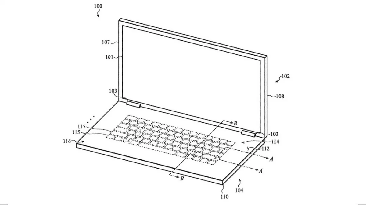 Apple запатентовала стеклянную клавиатуру для MacBook - фото 1