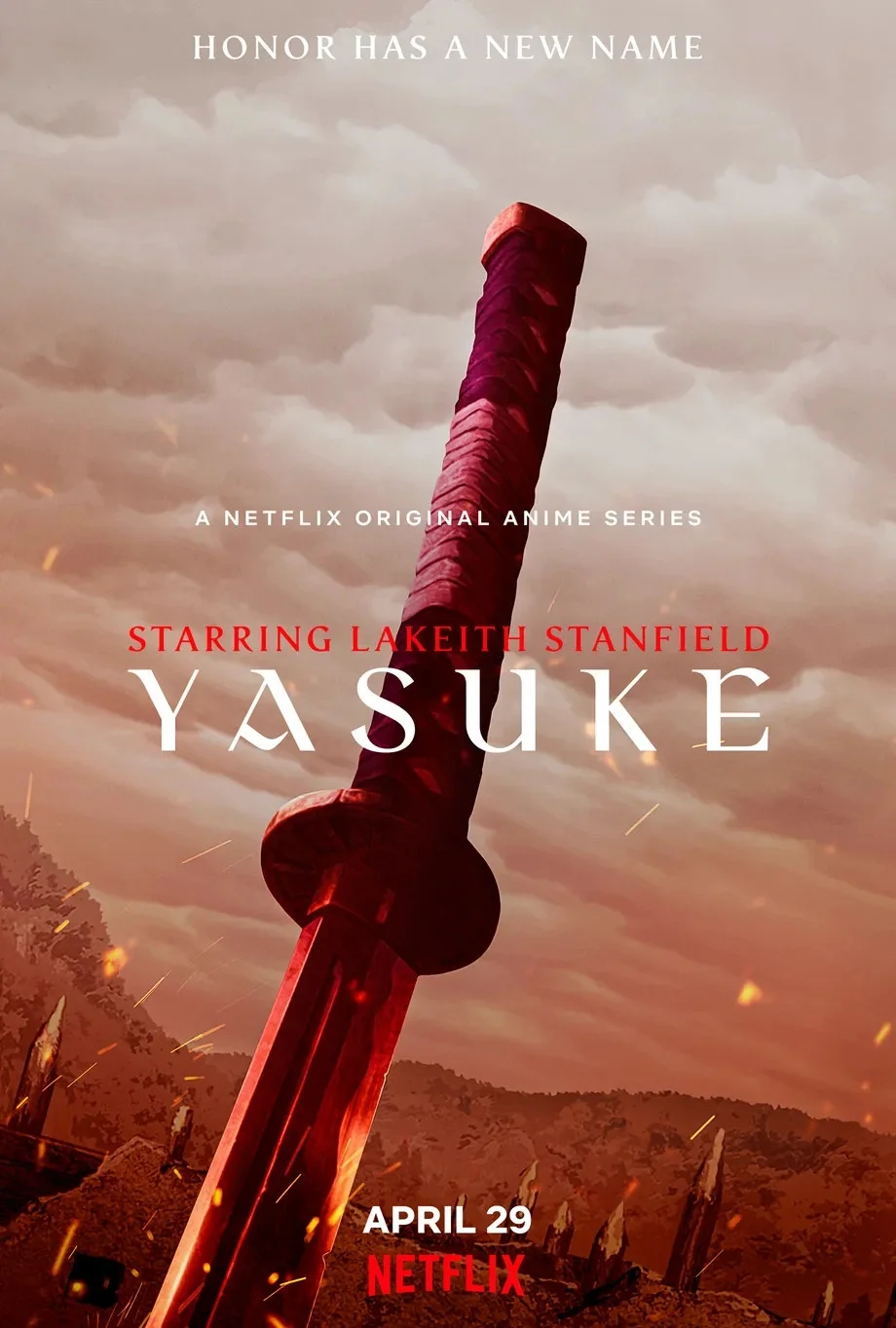 Netflix показал тизер аниме «Ясукэ» про темнокожего самурая - фото 1