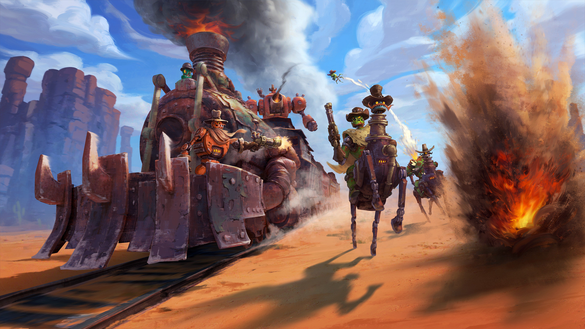 Авторы SteamWorld анонсировали трёхмерную SteamWorld Headhunter - изображение обложка