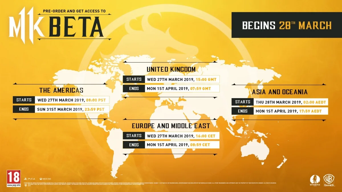 Создатели Mortal Kombat 11 назвали точные сроки проведения закрытой беты - фото 1