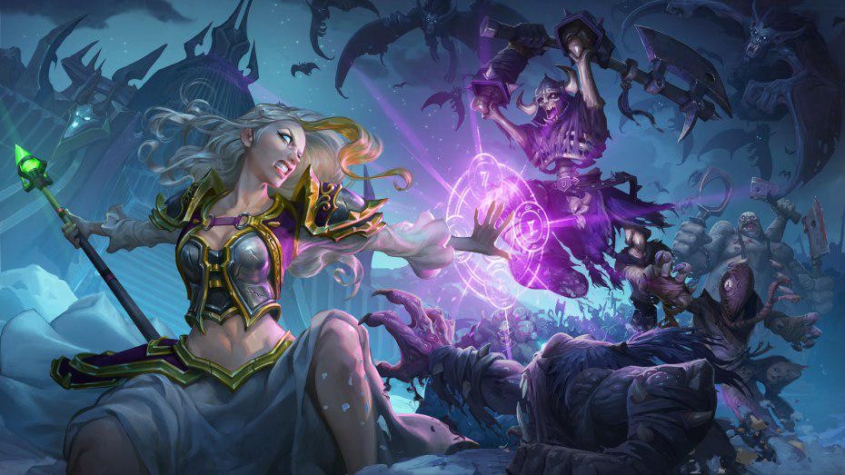Король-лич посетил офис Blizzard перед релизом нового DLC для Hearthstone - изображение обложка