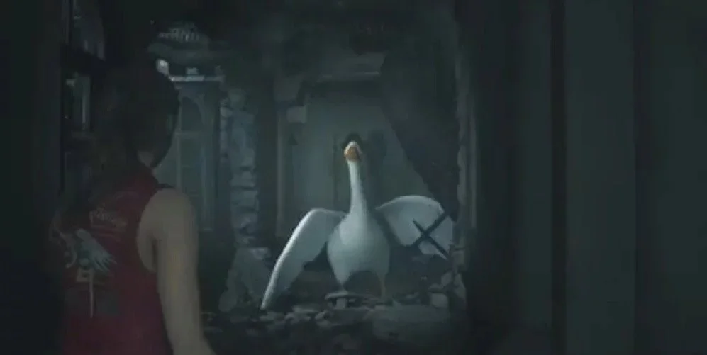 Моддер заменит Мистера Икс в ремейке Resident Evil 2 на гуся из Untitled Goose Game - изображение обложка