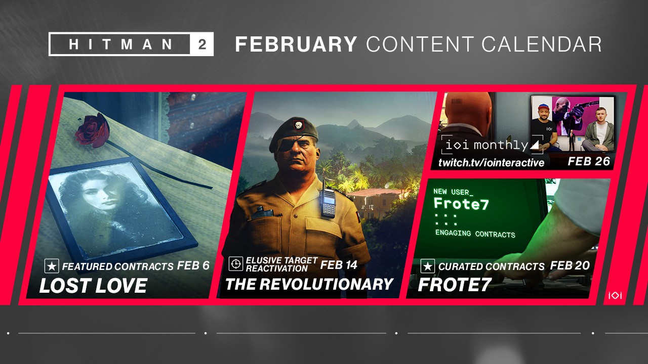 Февраль для Hitman 2 будет относительно спокойным месяцем - изображение 1 Февраль для Hitman 2 будет относительно спокойным месяцем - фото 1