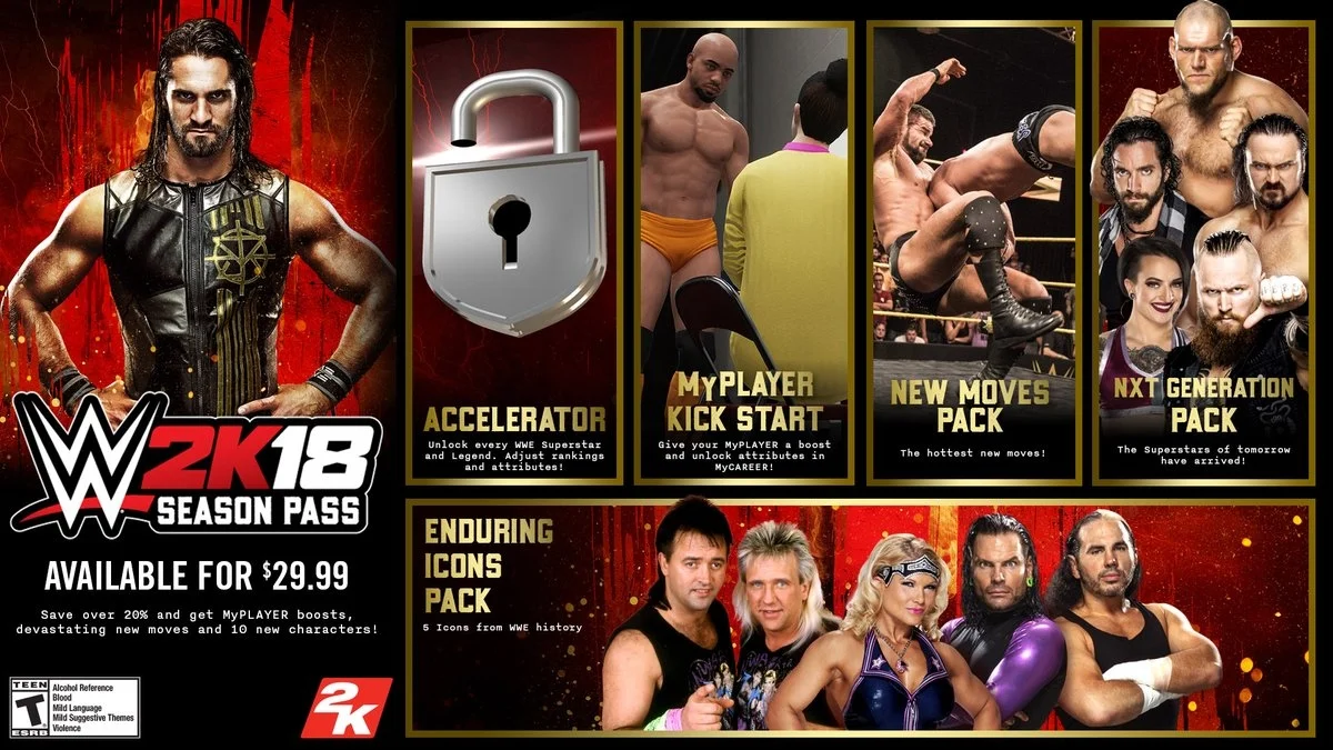 WWE 2K18 получит десять дополнительных бойцов - фото 1