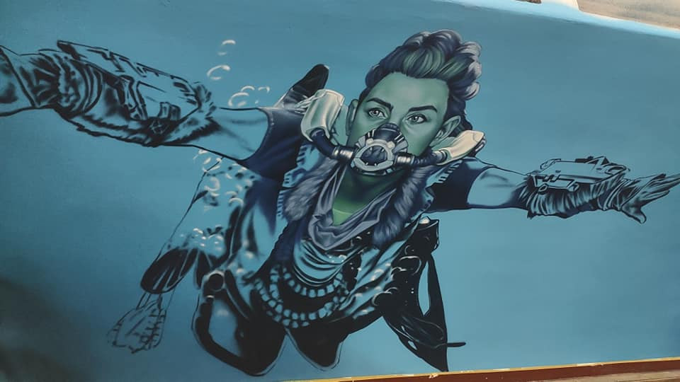 В киевском метро появилась реклама Horizon Forbidden West с Элой и не только - изображение обложка