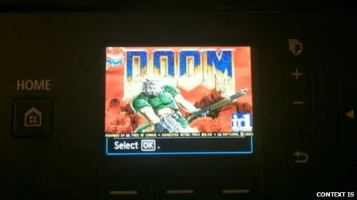 Doom запустили на принтере - фото 1