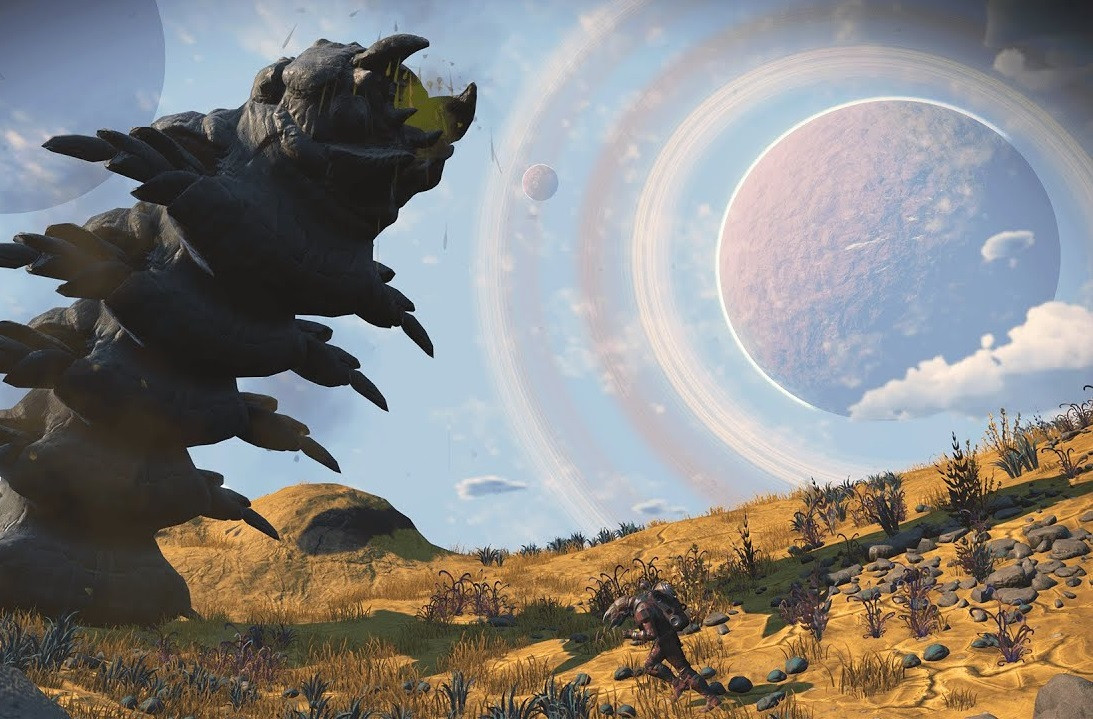 В No Man's Sky добавили гигантских песчаных червей — будто из «Дюны» - изображение обложка