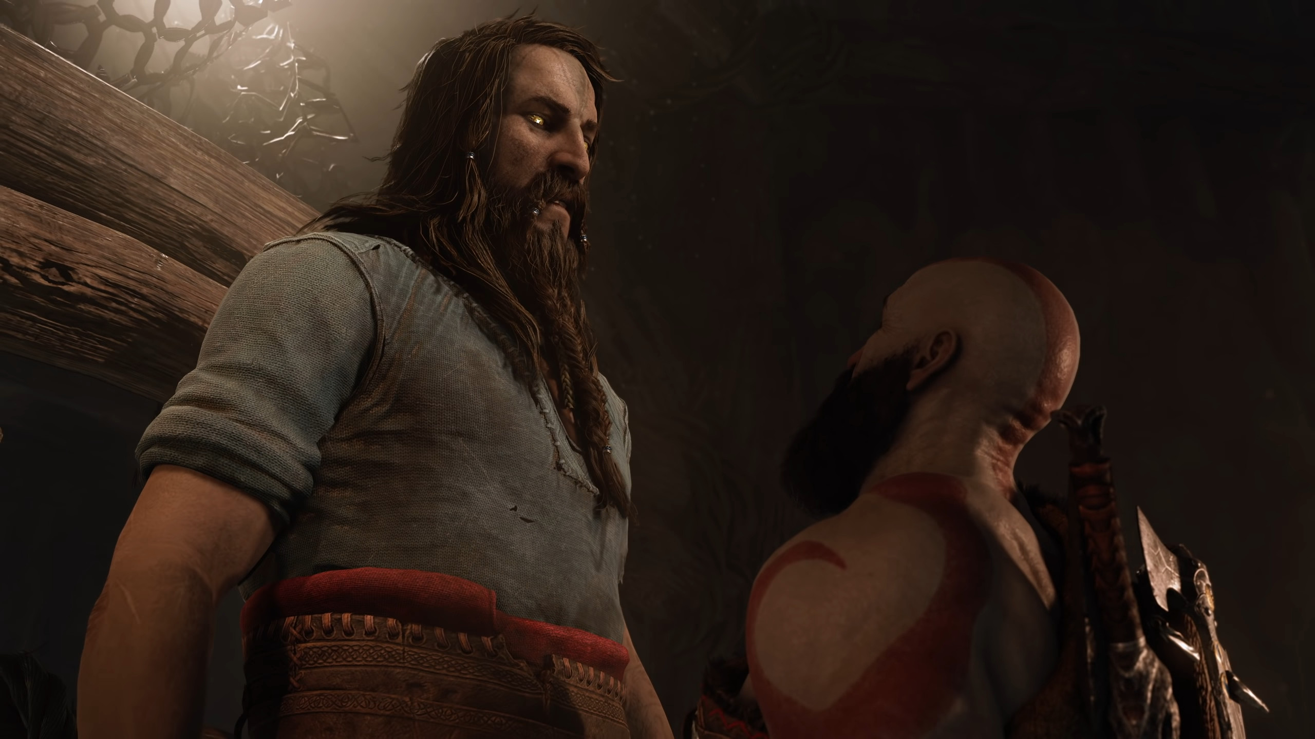 Тюр из God of War: Ragnarok оказался ниже леди Димитреску — почти 259 см - изображение обложка