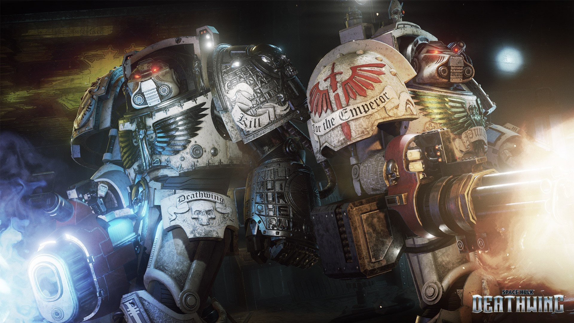 На новых кадрах из Space Hulk: Deathwing герои сражаются плечом к плечу - изображение обложка