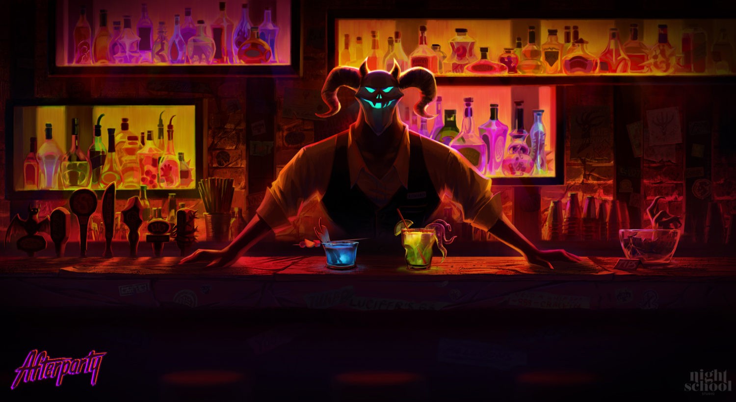 Авторы Oxenfree предлагают перепить Сатану в Afterparty - изображение обложка