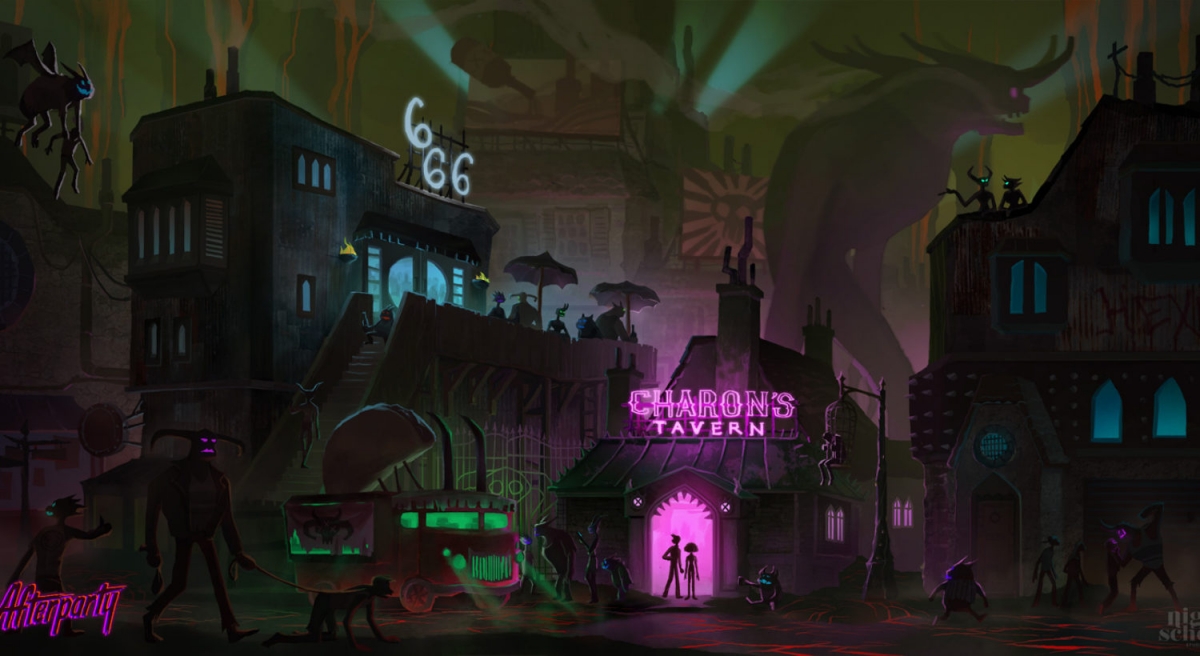 Авторы Oxenfree предлагают перепить Сатану в Afterparty - изображение 4 Авторы Oxenfree предлагают перепить Сатану в Afterparty - фото 4