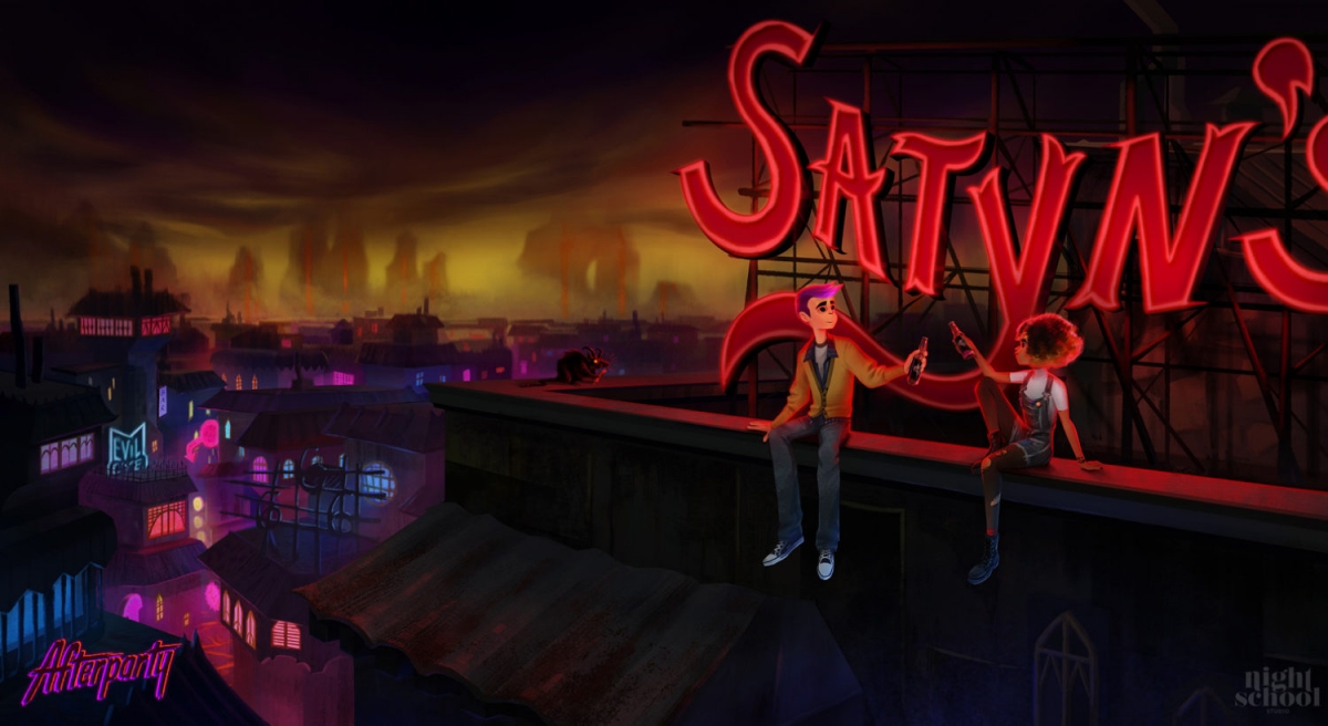 Авторы Oxenfree предлагают перепить Сатану в Afterparty - изображение 3 Авторы Oxenfree предлагают перепить Сатану в Afterparty - фото 3