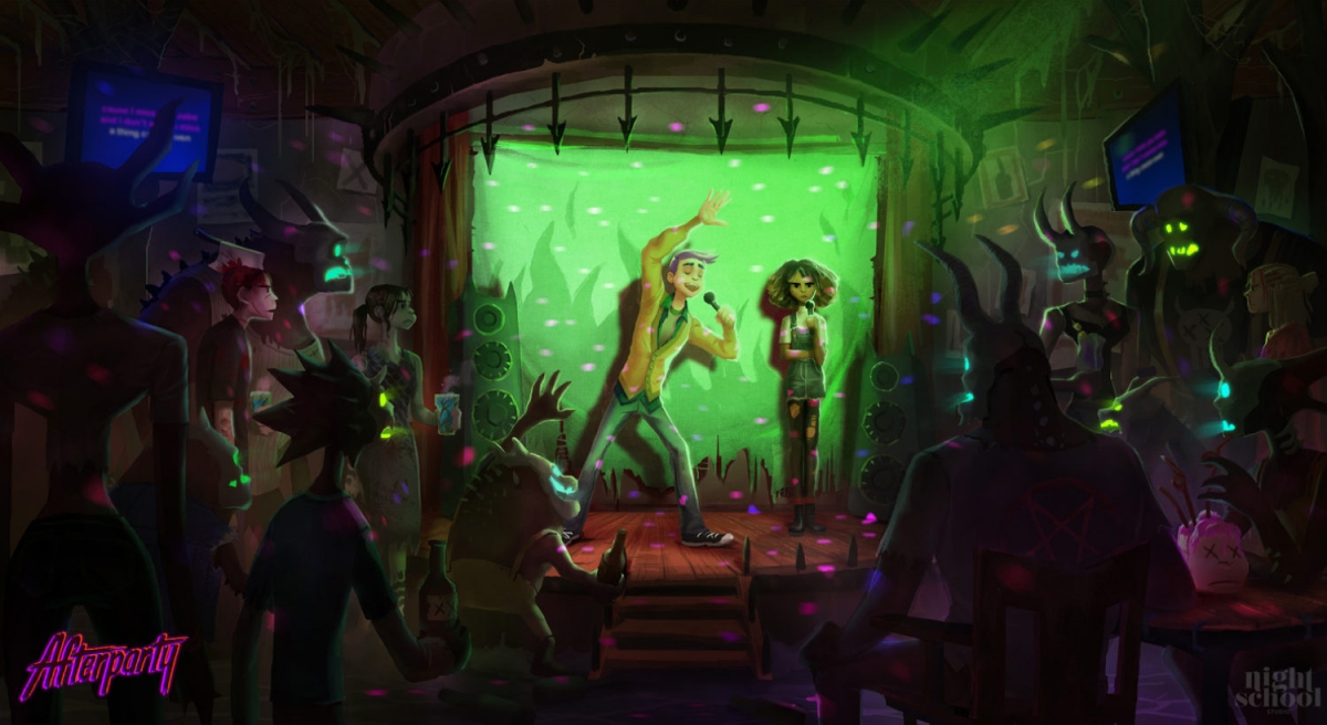 Авторы Oxenfree предлагают перепить Сатану в Afterparty - изображение 2 Авторы Oxenfree предлагают перепить Сатану в Afterparty - фото 2