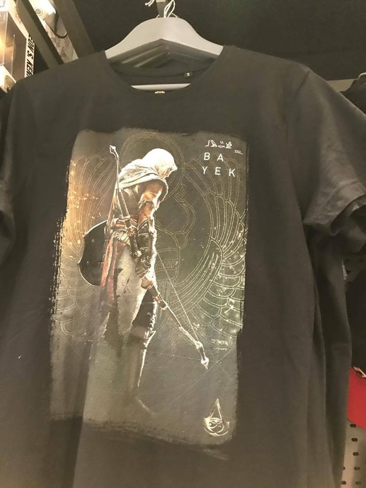 Слух: герой Assassin's Creed: Origins засветился на футболке из GameStop - изображение 1 Слух: герой Assassin's Creed: Origins засветился на футболке из GameStop - фото 1