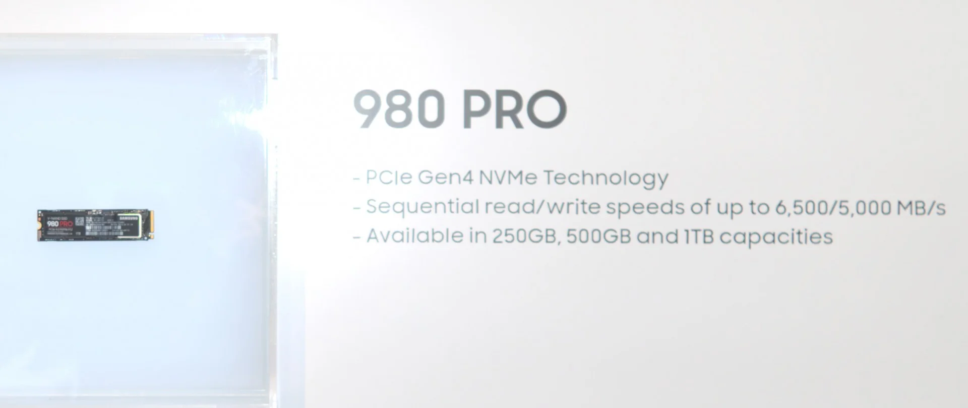 CES 2020: представлены накопители Samsung 980 PRO с PCIe 4.0 - фото 1