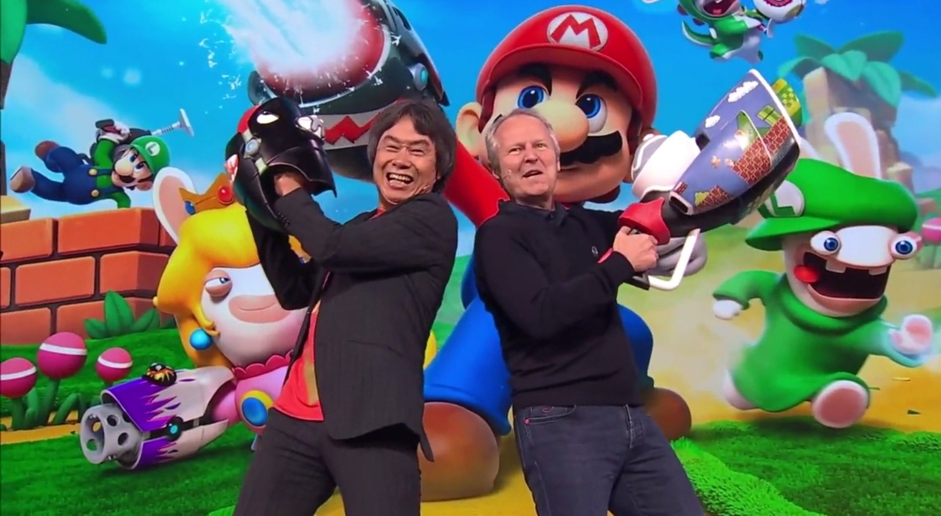 Создатель серии Mario представил игру Mario + Rabbids Kingdom Battle - изображение обложка