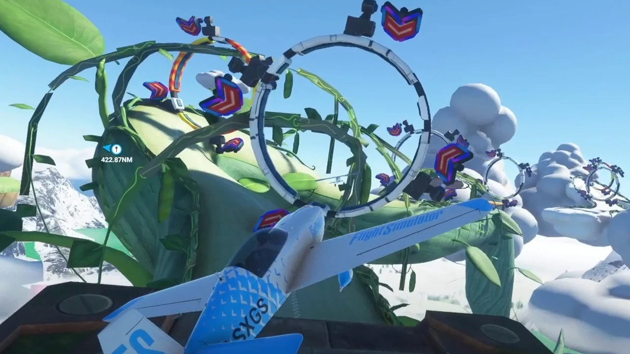 В Microsoft Flight Simulator добавили трассы из Mario Kart 8 - изображение обложка