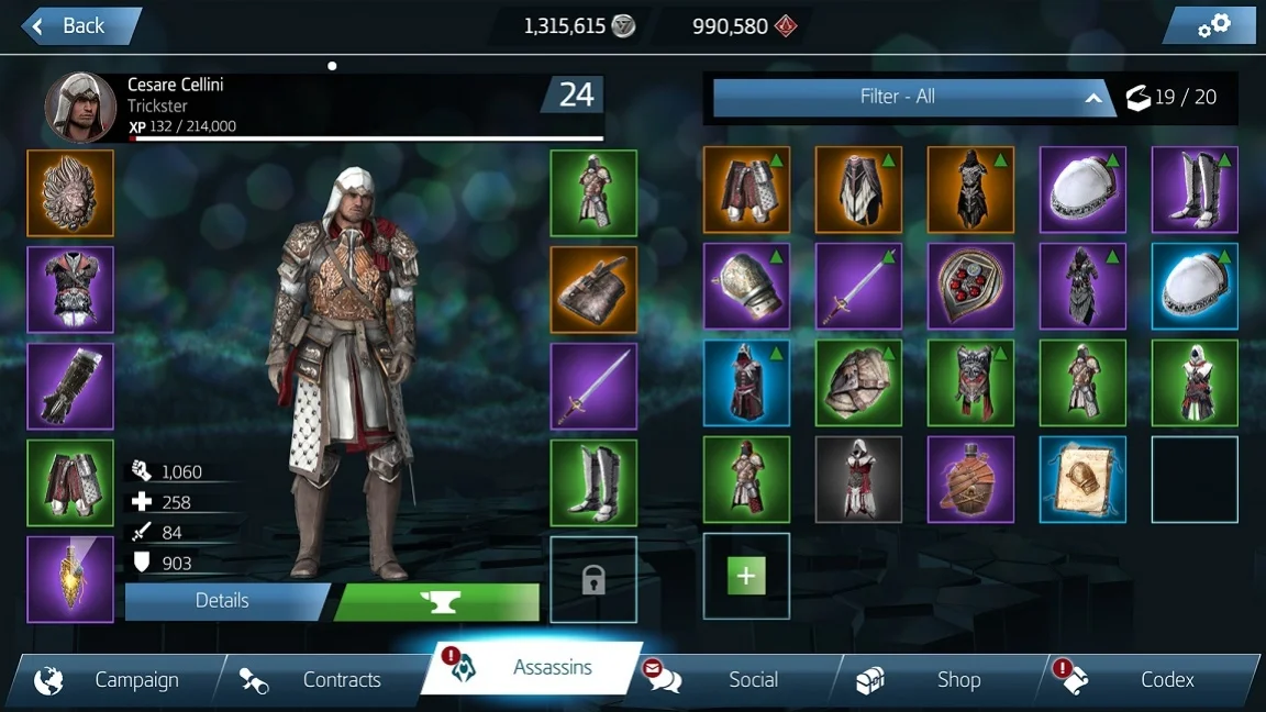 На iOS вышел мобильный экшен «Assassin’s Creed: Идентификация» - изображение 2 На iOS вышел мобильный экшен «Assassin’s Creed: Идентификация» - фото 2