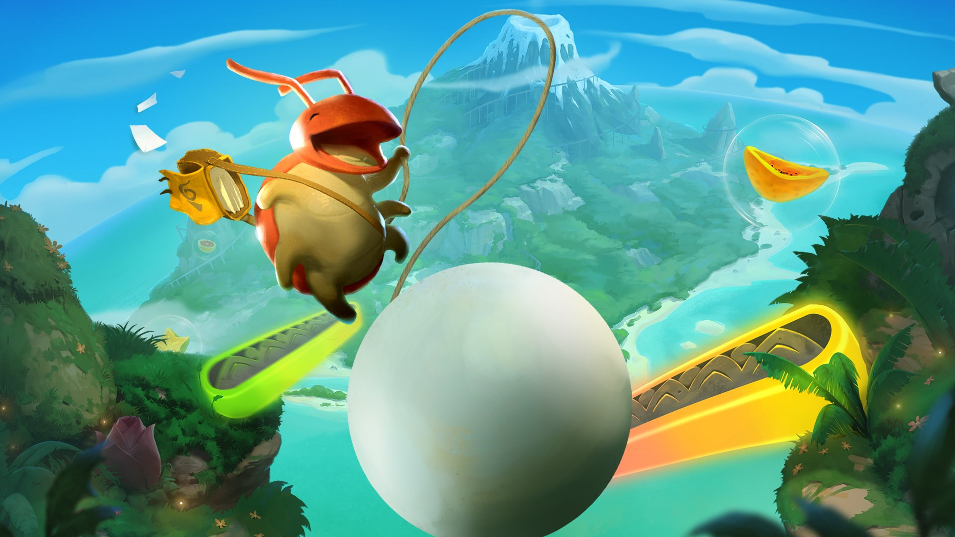В Epic Games Store бесплатно отдают пинбол-приключение Yoku's Island Express - изображение обложка