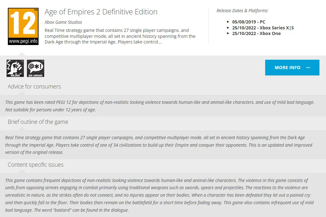 Age Of Empires II: Definitive Edition выдали рейтинг для Xbox - фото 1